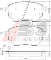 A.B.S. 37504 OE Тормозные колодки 