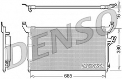 DENSO DCN46013 Конденсатор, кондиционер