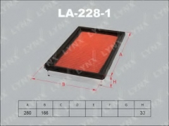LYNXauto LA-228-1 Воздушный фильтр