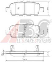 A.B.S. 37321 Тормозные колодки 