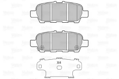 VALEO 601331 Тормозные колодки 