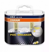 OSRAM 9006FBR-HCB Лампа HB4 12V- 51W (P22d) ( +60 свет+жёлтый свет) Fog Breaker (2шт) DuoBox