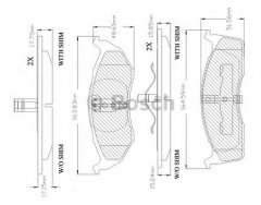 BOSCH F 03B 150 029 Тормозные колодки 