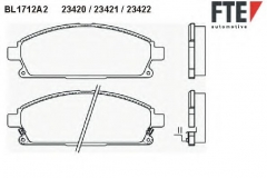 FTE BL1712A2 Тормозные колодки 