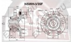 ASVA NSWH-V35F Ступица колеса
