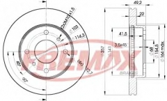 FREMAX BD-7101 Тормозной диск