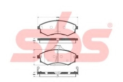 sbs 1501223418 Комплект тормозных колодок, дисковый тормоз