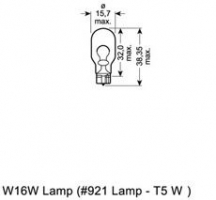 OSRAM 921 Лампа накаливания