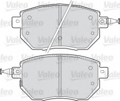 VALEO 598918 Тормозные колодки 