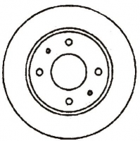 JURID 561582JC Тормозной диск