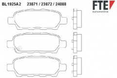 FTE BL1925A2 Тормозные колодки 