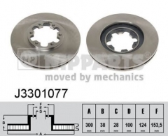 NIPPARTS J3301077 Тормозной диск