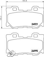 HELLA PAGID 8DB 355 014-851 Тормозные колодки 