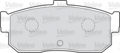 VALEO 598668 Тормозные колодки 