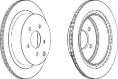 FERODO DDF1506-1 Тормозной диск