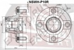 ASVA NSWH-P10R Ступица колеса