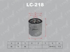 LYNXauto LC-218 Масляный фильтр
