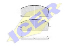 ICER 181521-200 Тормозные колодки 