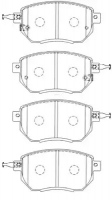 AISIN B1N079 Комплект тормозных колодок, дисковый тормоз